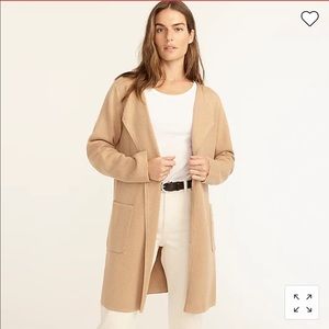J. Crew Juliette Collarless Sweater Blazer Cardigan